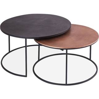 👉 Salon tafel metaal zwart Salontafel set Pip 7435152978984