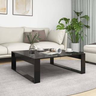👉 Salontafel zwart active 100x100x35 cm spaanplaat 8720286611692
