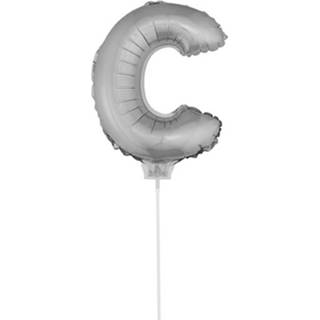 👉 Zilver active Opblaasbare letter ballon C