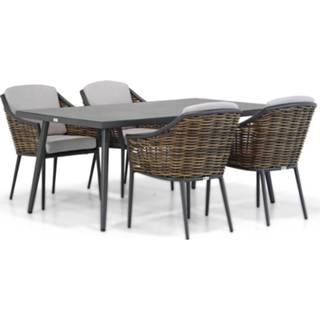 👉 Tuinset dining sets antracite grijs-antraciet Coco Olivine/Sophia 180 cm 5-delig 7434230770724
