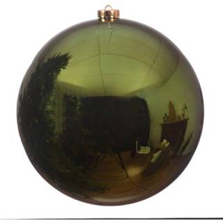 👉 Kerstbal glans active groene Grote raam/deur/kerstboom decoratie donkergroene kerstballen 20 cm