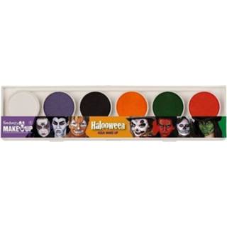 👉 Schmink Halloween - Set Horror Make-up 6 Kleuren 8720147323139