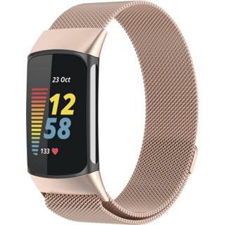 👉 Milanese band Strap-it Fitbit Charge 5 (champagne) 8720626926509