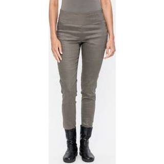 👉 Broek elastomultiester vrouwen taupe XS - sophie 5397189077493