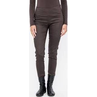 👉 Broek elastomultiester vrouwen Dark Brown l - sophie 5397189077622