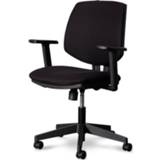 👉 Bureau stoel zwart active budgetstoel stof Bureaustoel Harold - 1458721202620