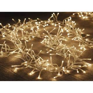 👉 Kerstverlichting wit One Size clusterverlichting met timer 768 lampjes warm 4,5 mtr - Voor binnen en buiten gebruik 8720147589221