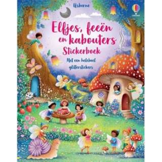 👉 Stickerboek active Uitgeverij usborne - elfjes, feeën en kabouters 9781801310826