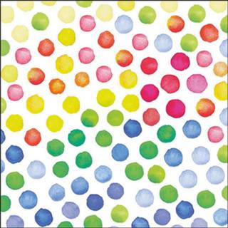 👉 Tafel multi papier active printje 20x diner/lunch servetten 33 x cm vrolijke verjaardag print