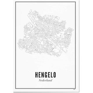 👉 Poster wit Wijck Hengelo A4 21 x 30 cm 7448136681688