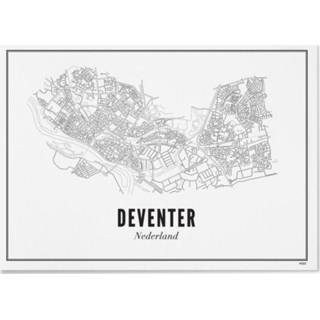 👉 Poster wit Wijck Deventer A4 21 x 30 cm 7448134047035