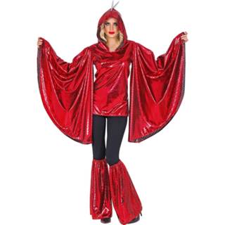 👉 Rood active vrouwen Draken kostuum dames 8003558102709