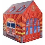 👉 Speeltent multi polyester kinderen Speeltent/speelhuis brandweer 102 cm