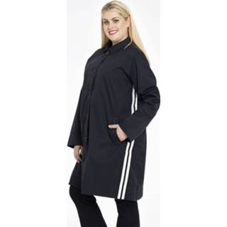 👉 Regenjas zwart met strepen 44 black