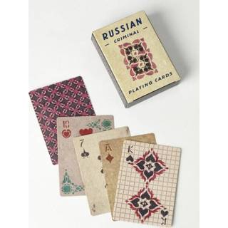 👉 Engels Russian Criminal Playing Cards 9780995745544