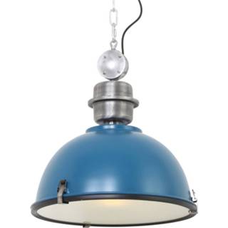 👉 Steinhauer - Brooklyn - hanglamp 40 cm - petrol blauw