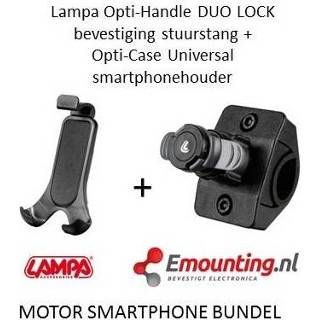 👉 Stuur stang Lampa Opti-Handle stuurstang mount met universele smartphonehouder