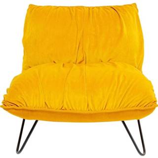 👉 Fauteuil geel metaal active Kare Port Pino Yellow 4025621850564