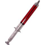 👉 Balpen transparant rood Lg-imports Injectienaald 13 Cm Transparant/rood 5413247063205