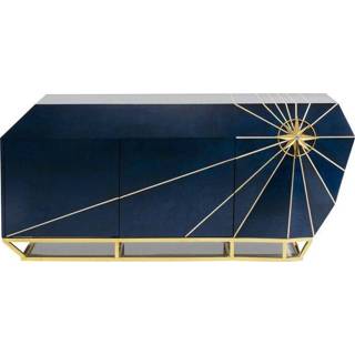 👉 Dressoir blauw metaal active Kare Shine Bright 4025621857020