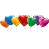 👉 Ballon 20x Hartvormige Ballonnen In Mooie Kleuren - 8718758397519