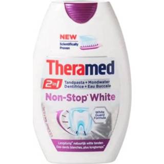 Tandpasta wit active Theramed 2in1 Non Stop White 75ml 5410091720773