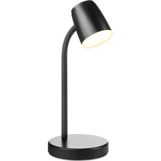 👉 Bureaulamp zwart metaal modern LED gentegreerd binnen verstelbaar Home sweet - Elbo office 8718808384711