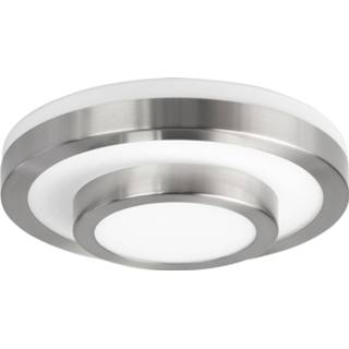 👉 Plafondlamp mat nikkel staal metaal modern HighLight Master Ø 26 cm - 8718379034510