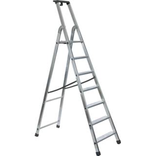 👉 Stuks ladders Galico industriële trapladder quadra, 7 treden 5414045478079