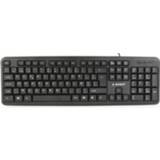 Toetsenbord zwart stuks toetsenborden Gembird standaard AZERTY 8716309109017