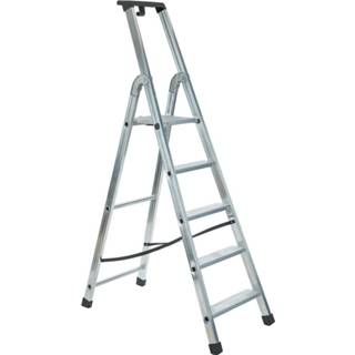 👉 Stuks ladders Galico industriële trapladder quadra, 5 treden 5414045478055