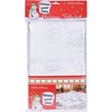 👉 Tafelkleed Inkleurbare Kerst Tafelkleden/tafellakens 240 X 135 Cm - Kerstdiner/diner Tafelkleden Om Zelf In Te Kleuren 8720147833348