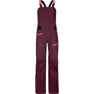 👉 Skibroek purper XS vrouwen Ortovox - Women's 3L Deep Shell Bib Pants maat XS, 4251422579544