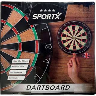 👉 Dartbord active SportX 45 cm Sisal 8712051085364