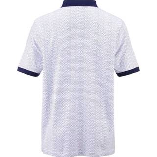 👉 Poloshirt grafisch katoen mannen marine wit BABISTA Wit/Marine 4055707721747