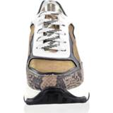 👉 Sneakers zeer comfortabel animalprint vrouwen goudkleur bruin zwart Sneaker Alba Moda Goudkleur/Bruin/Zwart 4055705965877