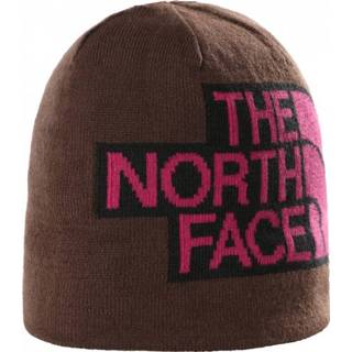 Beanie bruin zwart One Size uniseks The North Face - Reversible Highline Muts maat Size, bruin/zwart 195438249173