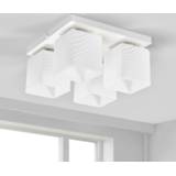 👉 Plafond lamp wit witte plafondlamp Vega - met vier lampen