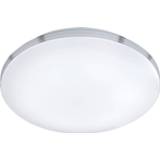 👉 Plafond lamp acryl staal chroom wit zilverkleurig Trio Plafondlamp Apart 35 Cm Led Staal/acryl 1 Kg Chroom/wit 4017807280050