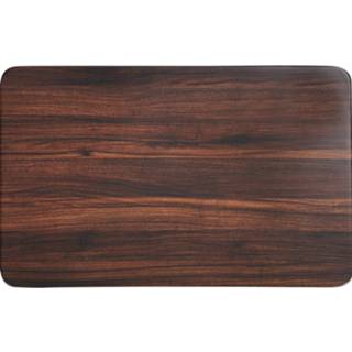 👉 Snijplank melamine Met Donkere Houtprint 19 X 30 Cm - Snijplanken 8720276474535