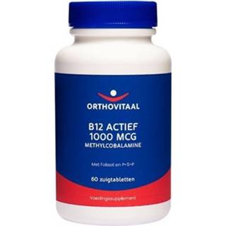 👉 Zuigtablet gezondheid Orthovitaal B12 Actief 1000mcg Zuigtabletten 8718924295649