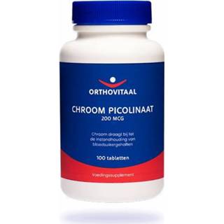 👉 Chroom gezondheid Orthovitaal Picolinaat Tabletten 8718924295595
