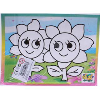 👉 Papier Lg-imports Kraskaart Bloemen 17 X 13 Cm 2-delig 8719817830459