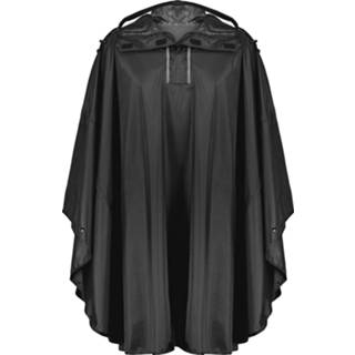 👉 Regenponcho zwart polyester HEMA Met Kijkvenster Voor Volwassen Opvouwbaar 8720354242193