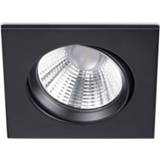 👉 Inbouwspot wit zwart aluminium Led Spot - Trion Paniro Vierkant 5w Dimbaar Warm 3000k Mat 80mm 6013907558516