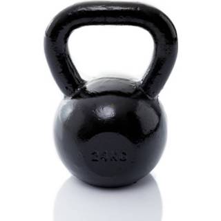 👉 Gietijzeren kettlebell zwart active Muscle Power - 24 kg 7423521863887