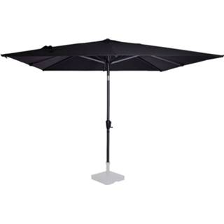 👉 Parasol antraciet zwart Vonroc Rosolina 280x280cm - Stokparasol Kantelbaar Upf 50+ Doek Antraciet/zwart Excl. Voet 8717479091881