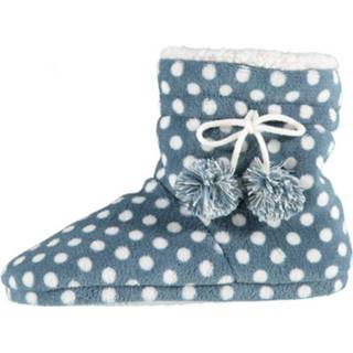 👉 Blauw elastomeer textiel vrouwen Apollo Sloffen Chenille Dames Elastomeer/textiel Maat 37-38 8719817834815