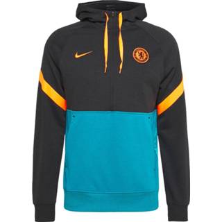 👉 Fleece hoodie hoodies zwart xxl|xl|xs|s|m|l rood turkoois Nike Chelsea Half-Zip 2021-2022 Turquoise