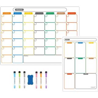 👉 Whiteboard Maandplanner - Magnetisch Planbord 28x38 Cm 8720254539843